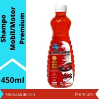 SHAMPO MOTOR MOBIL SNOW WASH REGULER KEMASAN BOTOL 450 ML